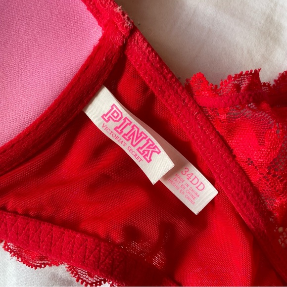 PINK Front Clasp Push-up Bra - Picture 6 of 7